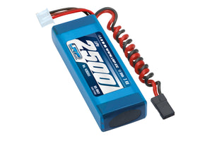 LRP LiPo 2500 RX-Pack 2/3A Straight - RX-only - 7.4V